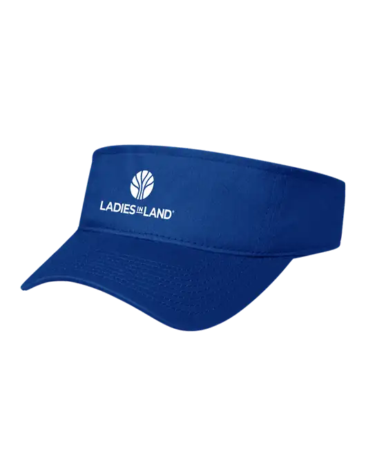 Royal Cap Visor w/Ladies In Land Logo