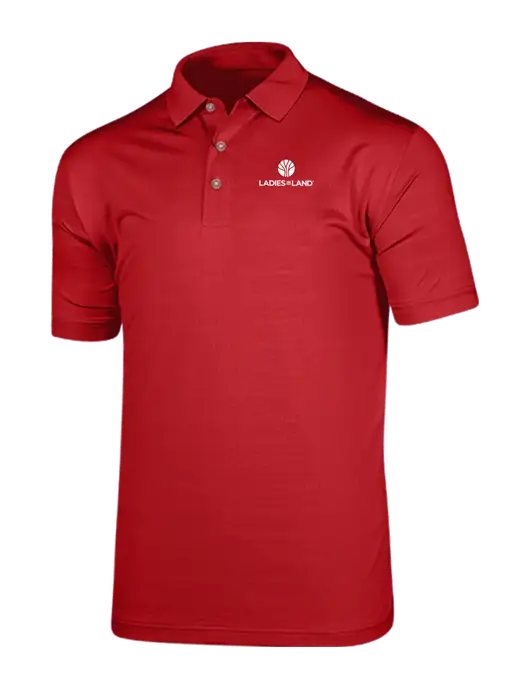 Callaway Vibrant Red Ventilated Polo w/Ladies In Land Logo