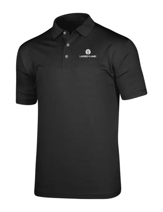Callaway Vibrant Black Ventilated Polo w/Ladies In Land Logo