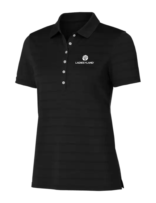 Callaway Womens Black Ventilated Polo w/Ladies In Land Logo