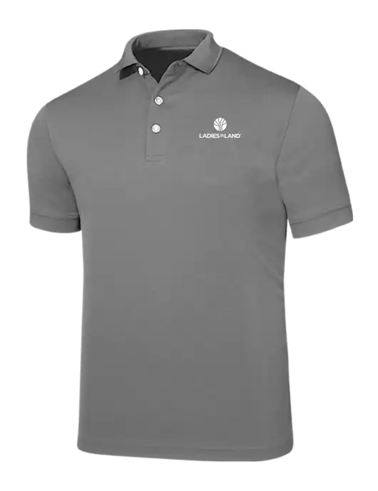 Callaway Ottoman Medium Grey Polo w/Ladies In Land Logo