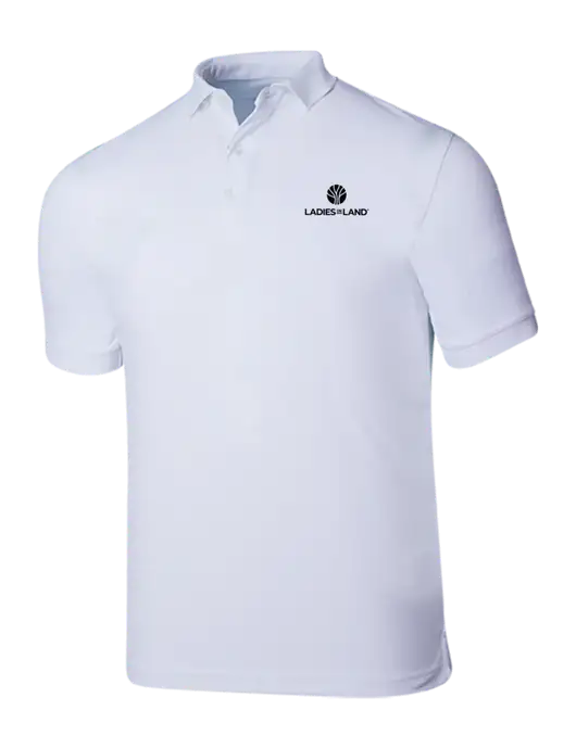 Callaway Ottoman Bright White Polo w/Ladies In Land Logo