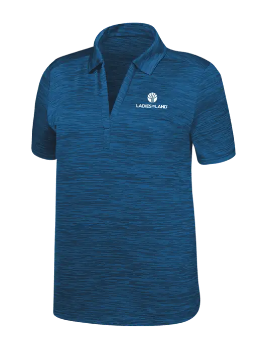 Callaway Womens Medium Slate Blue Broken Stripe w/Ladies In Land Logo