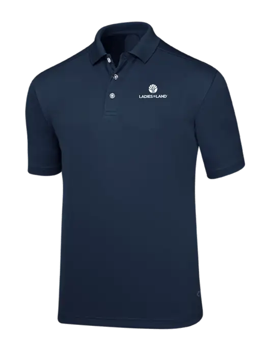Callaway Core Navy Performance Polo w/Ladies In Land Logo