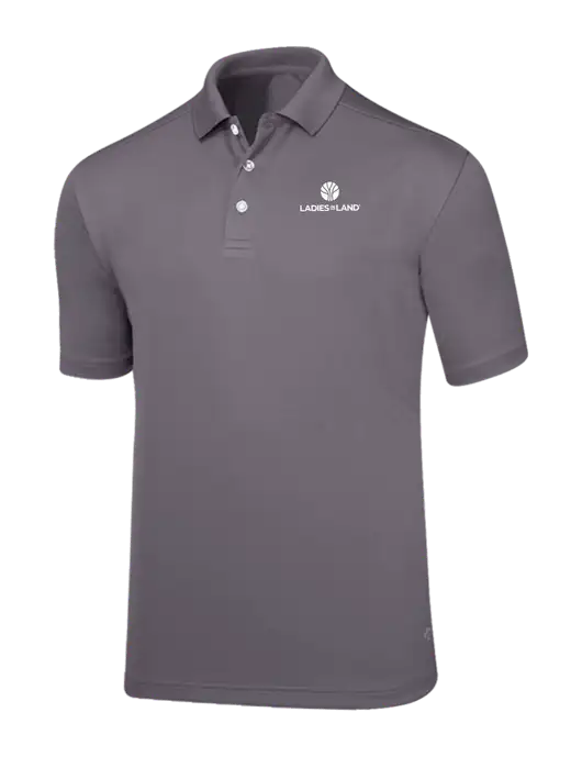 Callaway Core Medium Grey Performance Polo w/Ladies In Land Logo