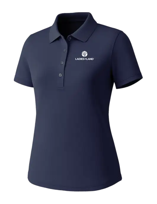 Callaway Womens Core Navy Performance Polo w/Ladies In Land Logo