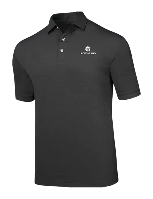 Callaway Black Fashion Tonal Polo w/Ladies In Land Logo