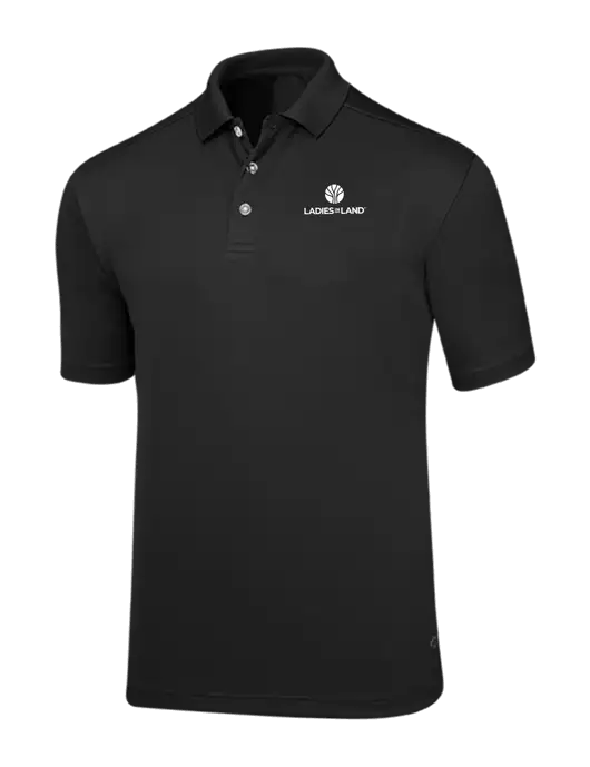Callaway Core Black Performance Polo w/Ladies In Land Logo