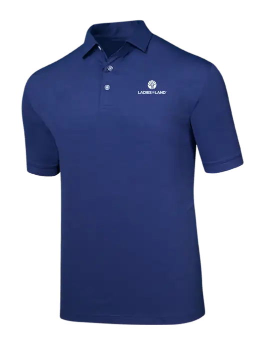 Callaway Navy Fashion Tonal Polo w/Ladies In Land Logo