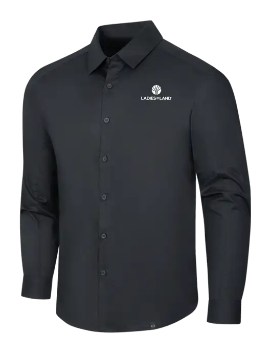 OGIO Black Commuter Woven Shirt w/Ladies In Land Logo