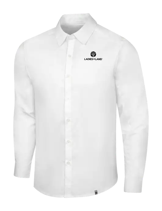 OGIO White Commuter Woven Shirt w/Ladies In Land Logo