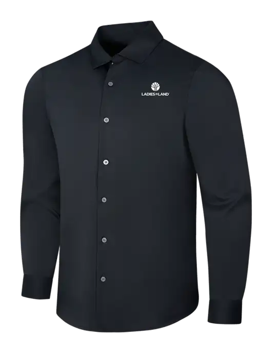Black City Stretch Shirt w/Ladies In Land Logo