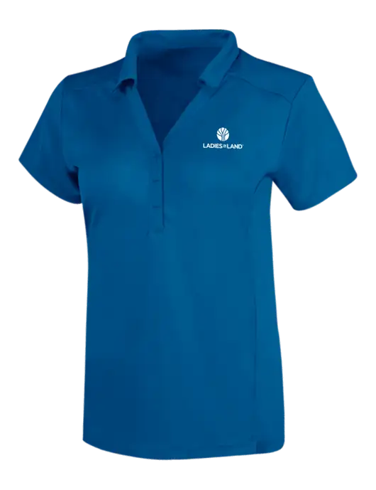 OGIO Royal Blue Womens Framework Polo w/Ladies In Land Logo