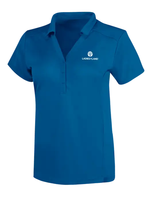 OGIO Royal Blue Womens Framework Polo w/Ladies In Land Logo