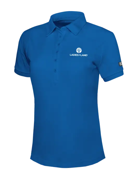 OGIO Womens Royal Blue Jewel Polo w/Ladies In Land Logo