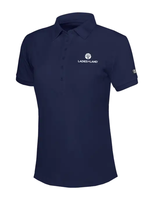OGIO Womens Navy Jewel Polo w/Ladies In Land Logo
