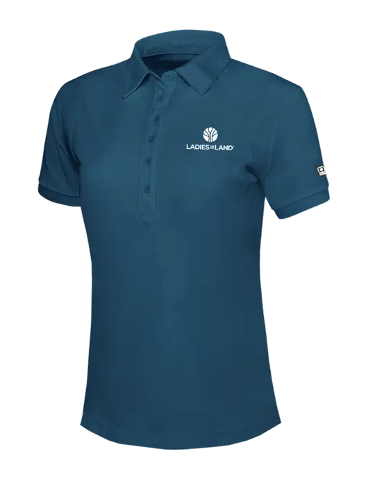 OGIO Womens Light Navy Jewel Polo w/Ladies In Land Logo