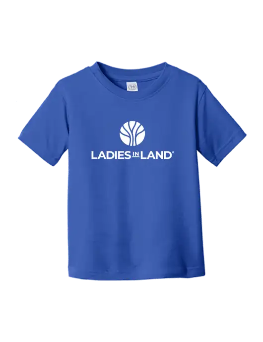 Rabbit Skins Royal Toddler Fine Jersey Tee w/Ladies In Land Logo