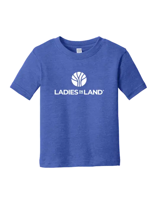 Rabbit Skins Vintage Royal Toddler Fine Jersey Tee w/Ladies In Land Logo
