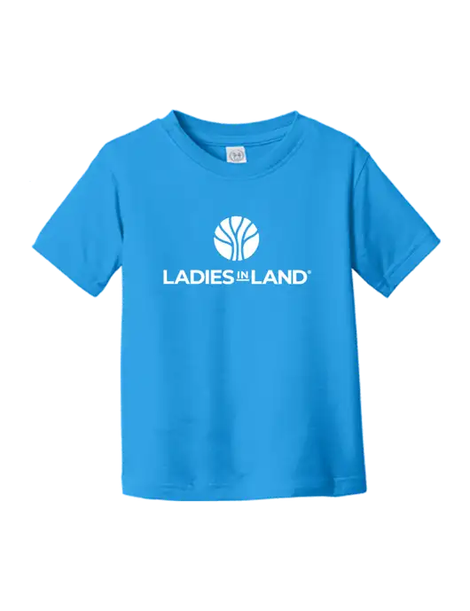 Rabbit Skins Cobalt Toddler Fine Jersey Tee w/Ladies In Land Logo