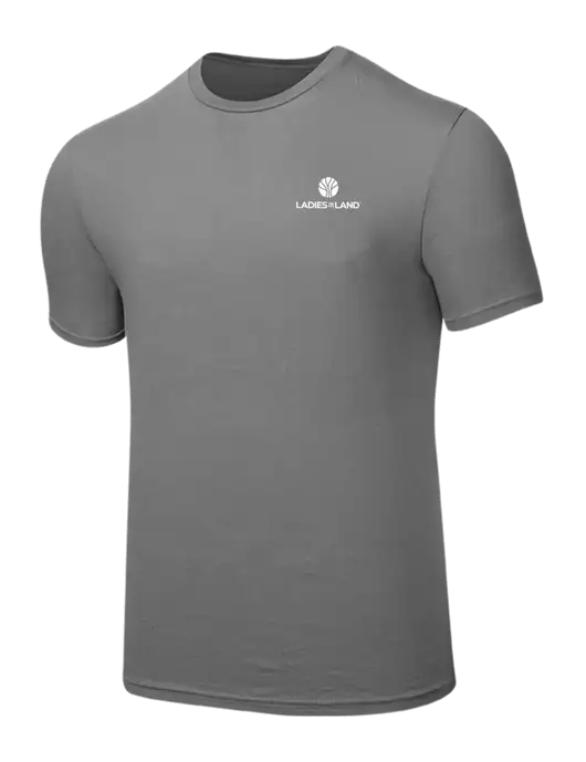 Seriously Soft Medium Grey T-Shirt w/Ladies In Land Logo