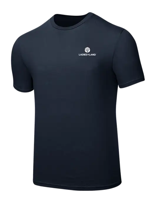 Seriously Soft Navy T-Shirt w/Ladies In Land Logo