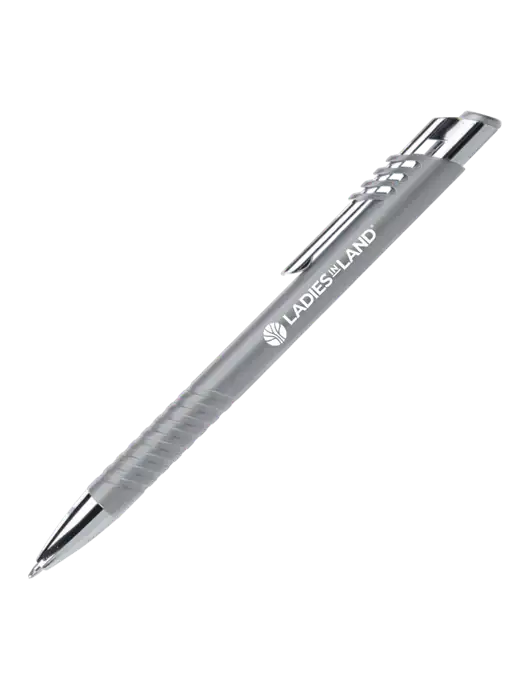 Schirhart Grey Pen - Black Ink w/Ladies In Land Logo