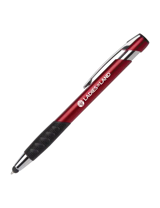 Alize Red Stylus Black Ink Pen w/Ladies In Land Logo