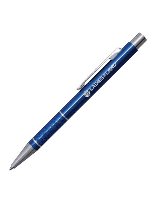 St George Blue Pen - Blue Ink w/Ladies In Land Logo