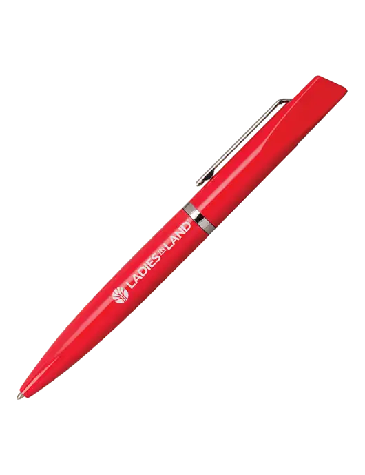Santos Red Pen - Black Ink w/Ladies In Land Logo