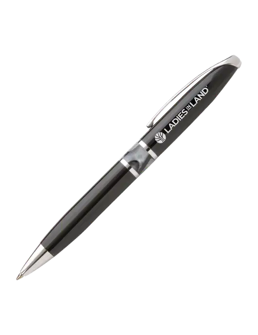 Illusion Black Pen - Black Ink w/Ladies In Land Logo