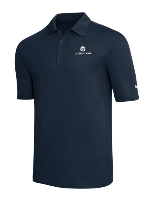 Nike Navy Tech Sport Dri-FIT Polo w/Ladies In Land Logo