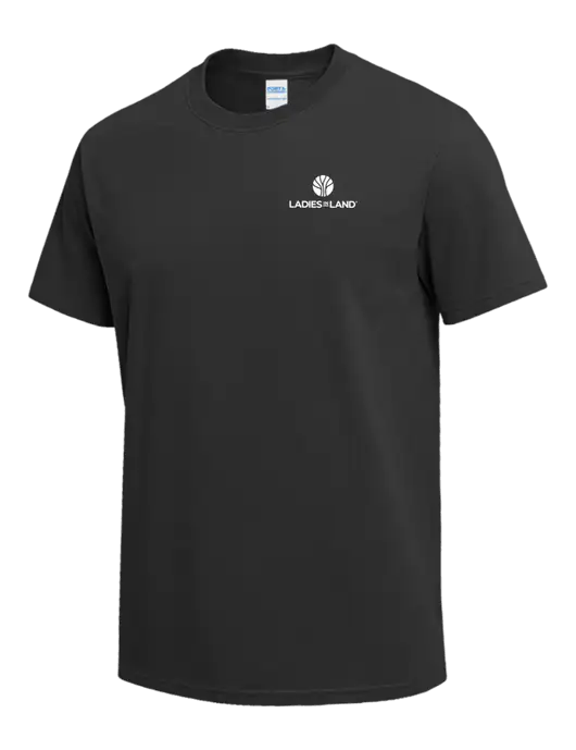 Charcoal Heavyweight 6.1 oz T-Shirt w/Ladies In Land Logo