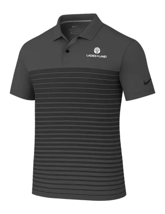 Nike Dark Grey Dri-FIT Vapor Block Polo w/Ladies In Land Logo