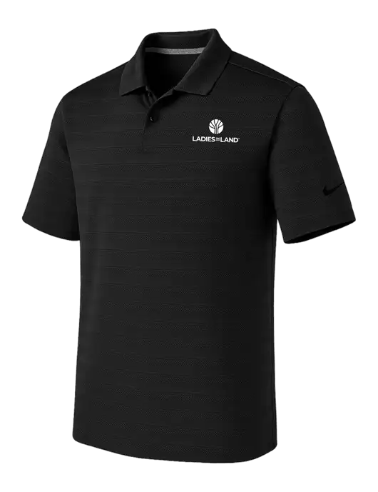 Nike Black Dri-FIT Vapor Jacquard Polo w/Ladies In Land Logo
