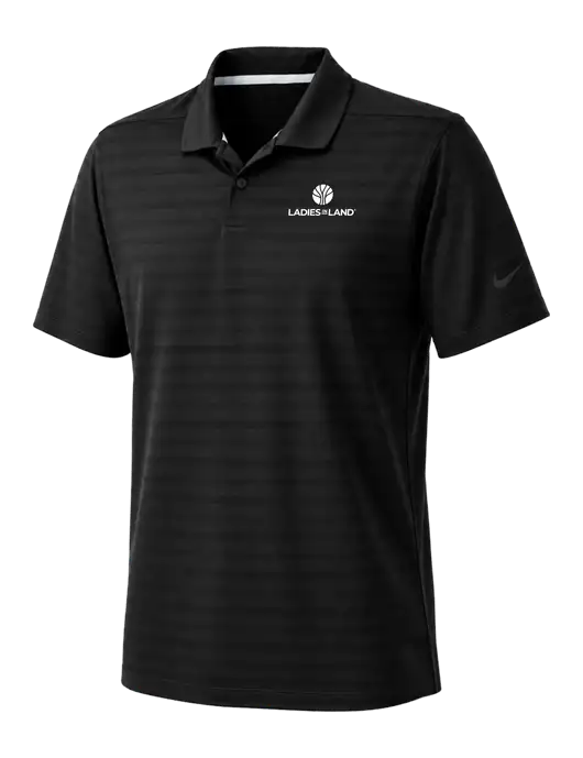 Nike Black Dri-FIT Vapor Jacquard Polo w/Ladies In Land Logo