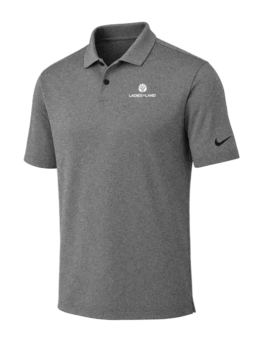 Nike Dark Grey Heather Dri-FIT Vapor Polo w/Ladies In Land Logo