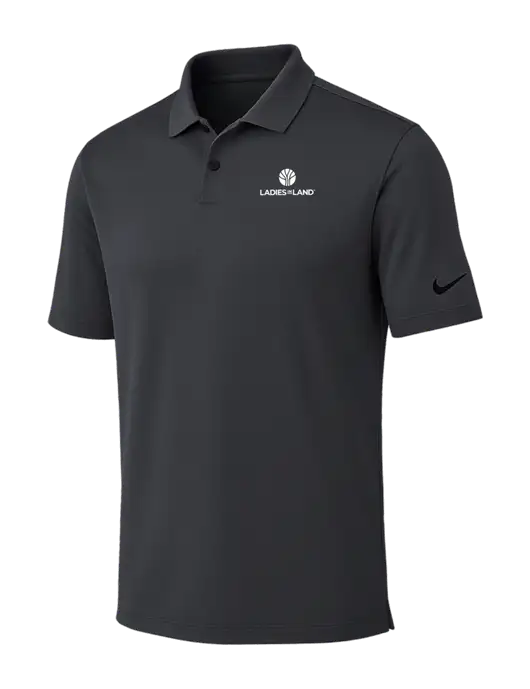 Nike Dark Grey Dri-FIT Vapor Polo w/Ladies In Land Logo