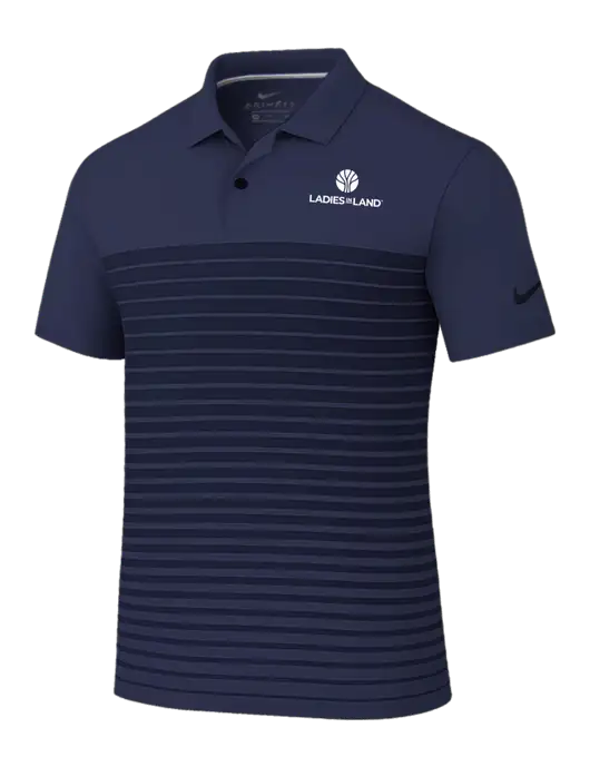 Nike Navy Dri-FIT Vapor Block Polo w/Ladies In Land Logo