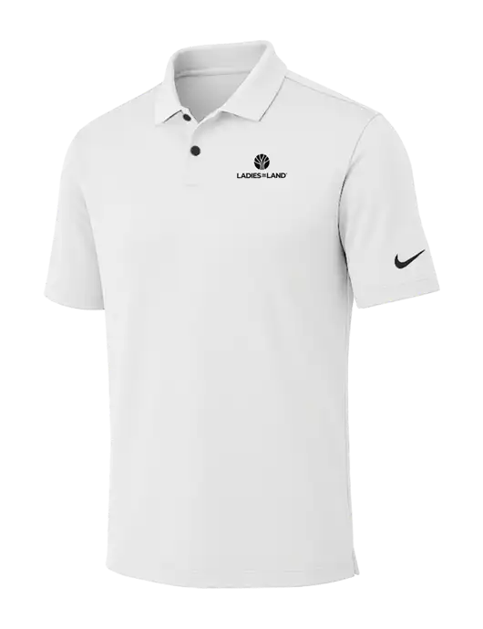 Nike White Dri-FIT Vapor Polo w/Ladies In Land Logo