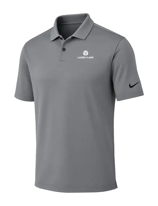 Nike Medium Grey Dri-FIT Vapor Polo w/Ladies In Land Logo