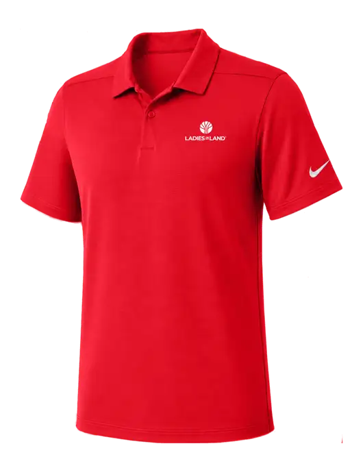 Nike Red Dry Essential Solid Polo w/Ladies In Land Logo