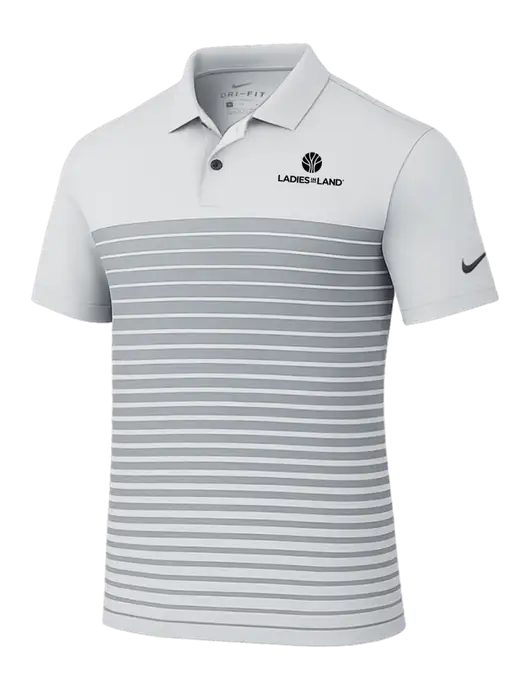Nike Light Grey Dri-FIT Vapor Block Polo w/Ladies In Land Logo