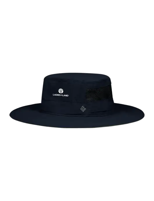 Columbia Navy Bora Bora Booney  Hat w/Ladies In Land Logo