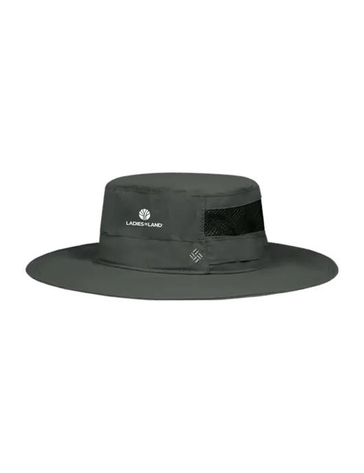 Columbia Dark Grey Bora Bora Booney  Hat w/Ladies In Land Logo