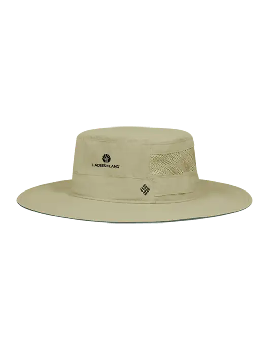 Columbia Tan Bora Bora Booney  Hat w/Ladies In Land Logo
