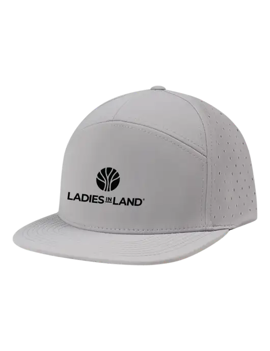 Richardson Light Grey Cannon Cap w/Ladies In Land Logo