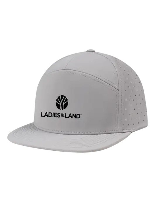 Richardson Light Grey Cannon Cap w/Ladies In Land Logo