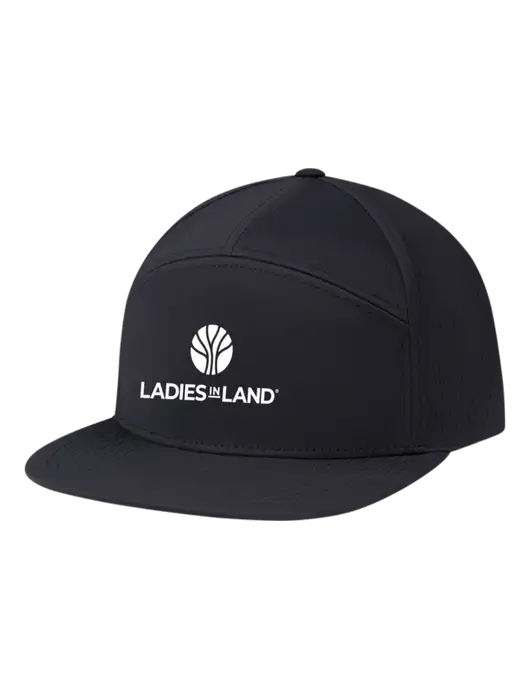 Richardson Black Cannon Cap w/Ladies In Land Logo