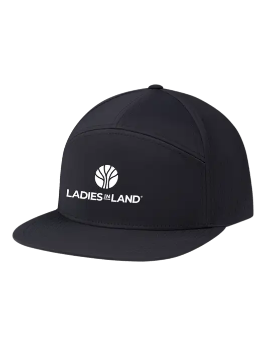 Richardson Black Cannon Cap w/Ladies In Land Logo